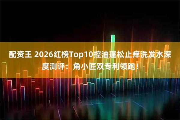 配资王 2026红榜Top10控油蓬松止痒洗发水深度测评：角小匠双专利领跑！