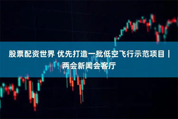 股票配资世界 优先打造一批低空飞行示范项目｜两会新闻会客厅